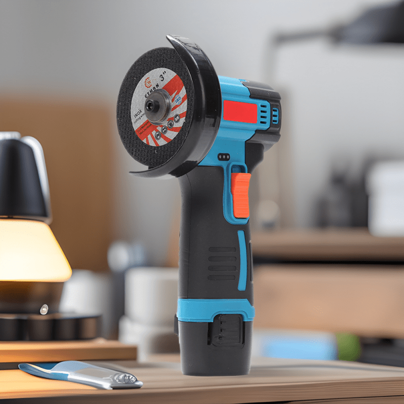 Zento Mini Angle Grinder | 12V Cordless, 13,000 RPM, Compact Design - Hartwella
