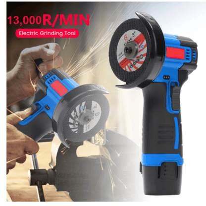 Zento Mini Angle Grinder | 12V Cordless, 13,000 RPM, Compact Design - Hartwella