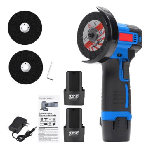 Zento Mini Angle Grinder | 12V Cordless, 13,000 RPM, Compact Design - Hartwella
