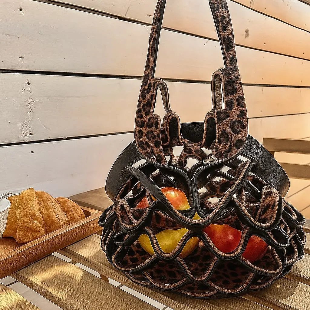 Zest Leather Tote Bag | Foldable, Lightweight - Hartwella