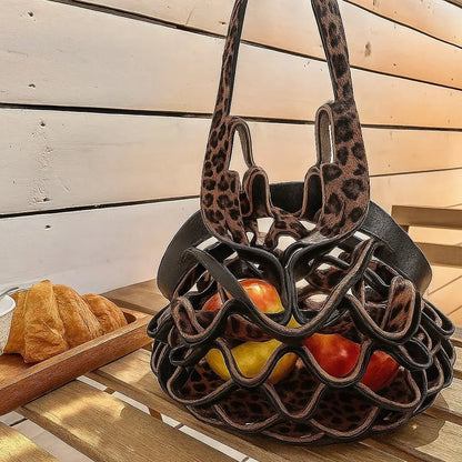 Zest Leather Tote Bag | Foldable, Lightweight - Hartwella