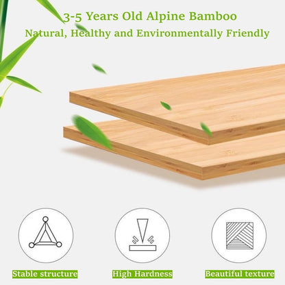 Zesty Bamboo Rack | 9-Tier Vertical Organizer - Hartwella