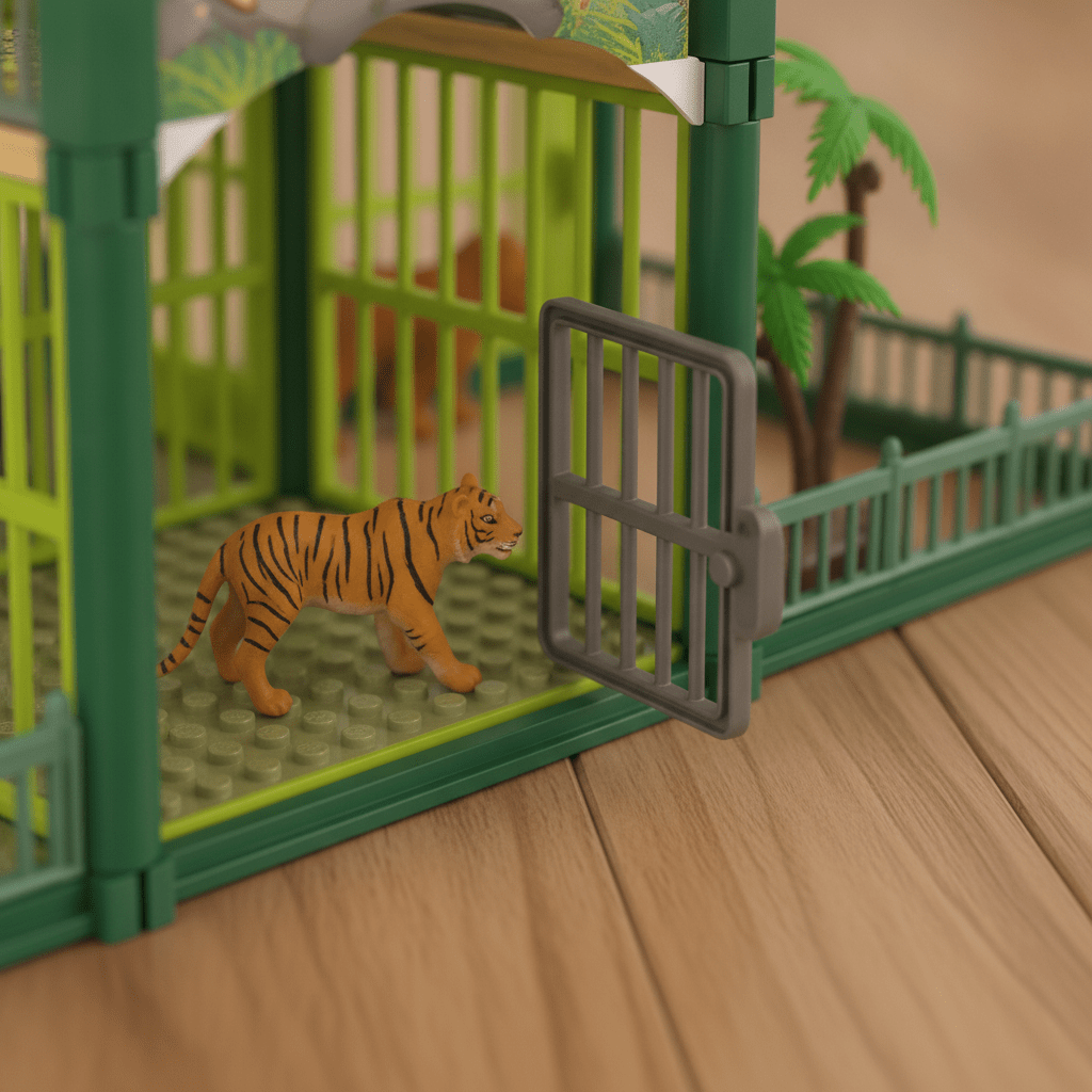 Zoki™ Modular Build-Your-Own Zoo Playset - Hartwella