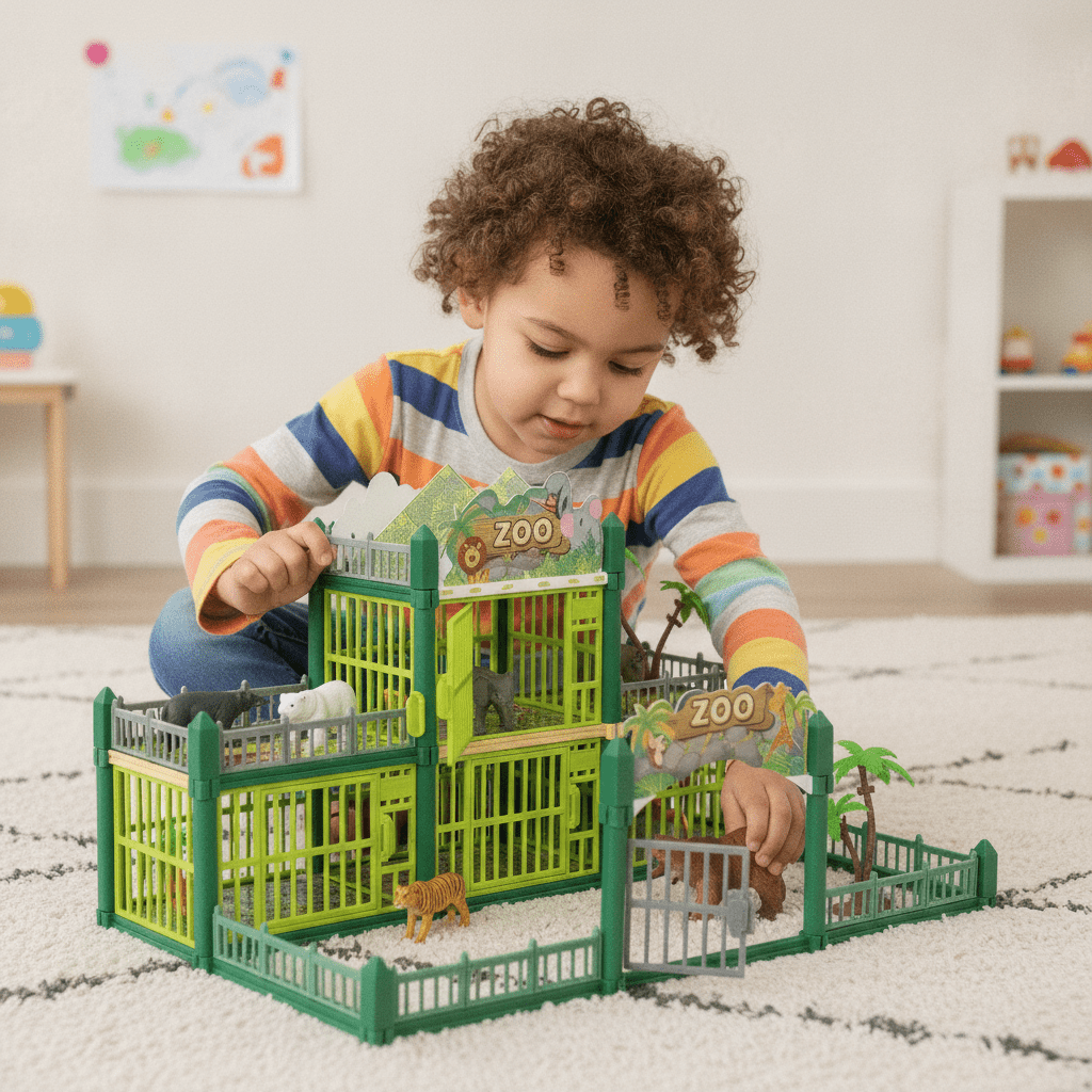 Zoki™ Modular Build-Your-Own Zoo Playset