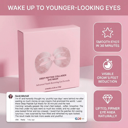 Zora Eye Mask | Hydrating Collagen Under Eye Patches - Hartwella