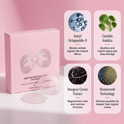 Zora Eye Mask | Hydrating Collagen Under Eye Patches - Hartwella